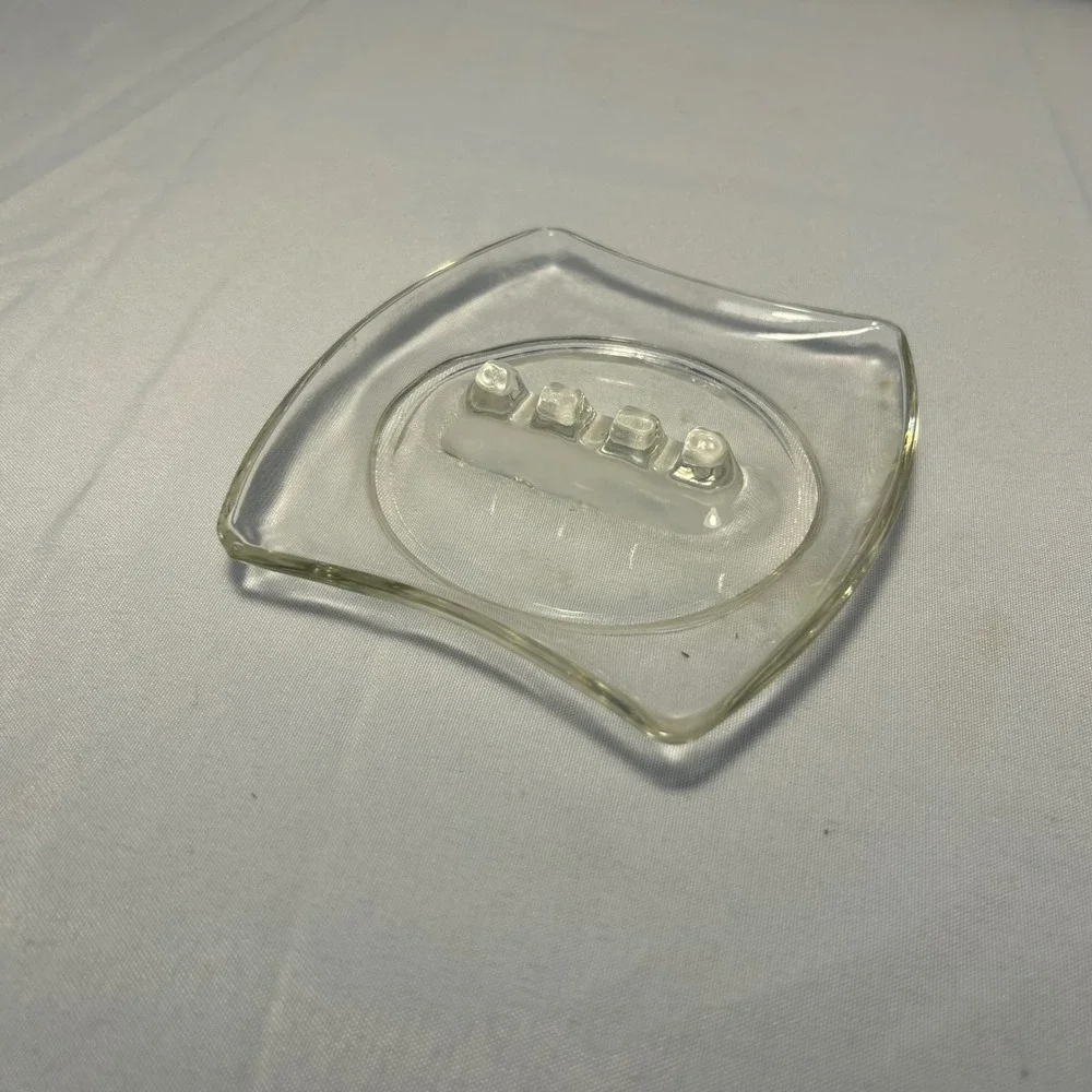 Vintage Clear Glass‎ ashtray